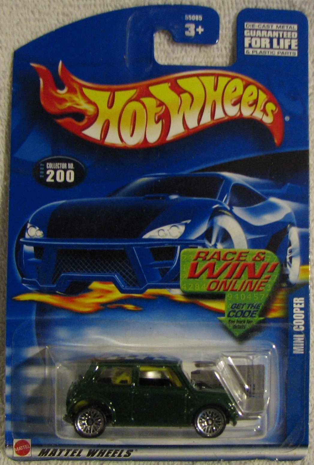 Amazon.com: Hot Wheels 2002-200 Mini Cooper 1:64 Scale GREEN w